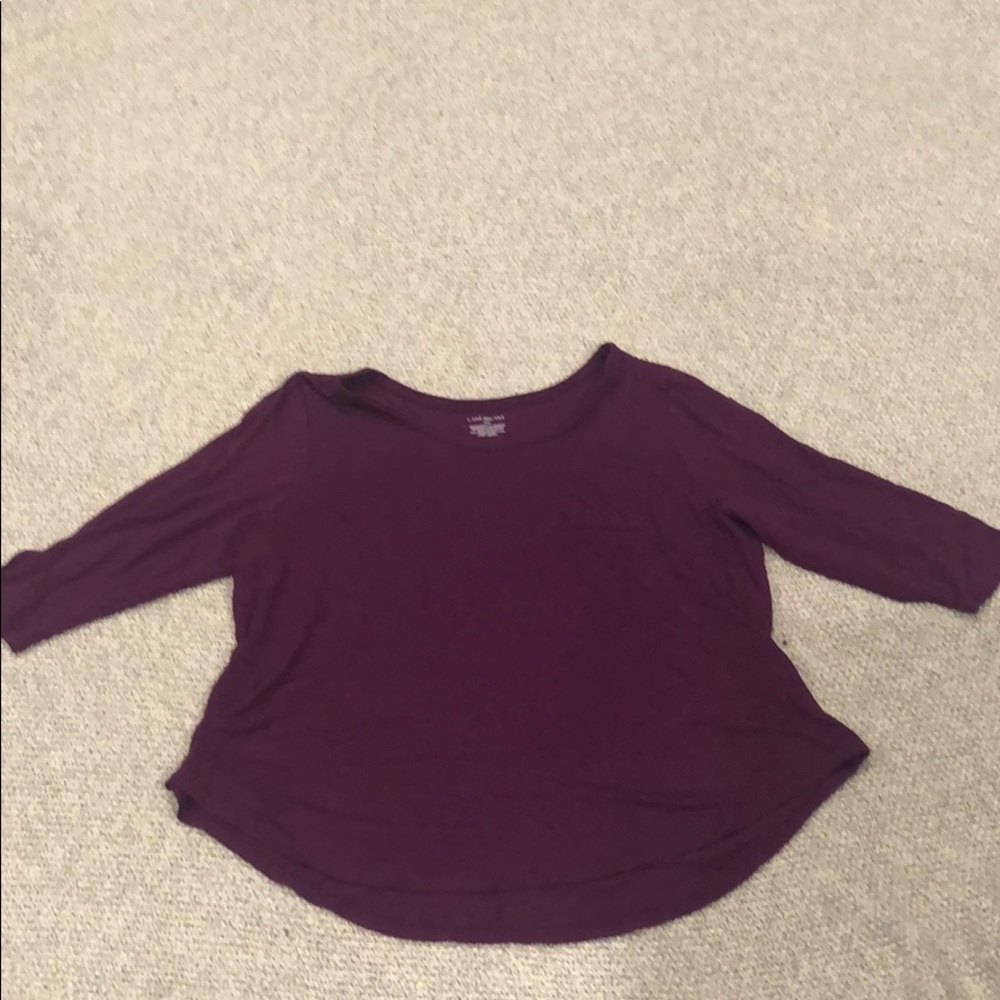 Lane Bryant 3/4 sleeve Tee